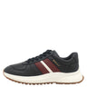バリー BALLY DARSYL アウトライン MSK09S ブラック×レッド×ホワイト カーフ #8 1/2 スニーカー 新品 未使用 黒 赤 白