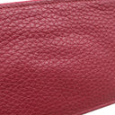 エルメス HERMES ドゴンGM ルビー トゴ 長財布 シルバー金具 赤