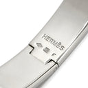 エルメス HERMES クリッククラック エマイユ ブルーXマルチカラー メタル 七宝焼き ブレスレット シルバー金具 ブルー 青 黒 白 バングル