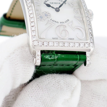 腕時計 フランクミュラー FRANCK MULLER ロングアイランド レリーフ 952QZ REL MOP D1R CD8 クオーツ メンズ レディース 純正ダイヤ 限定