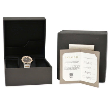 腕時計 ブルガリ BVLGARI ブルガリブルガリ BBP33SG 103067 クオーツ レディース K18PG×SS コンビ 純正12Pダイヤ