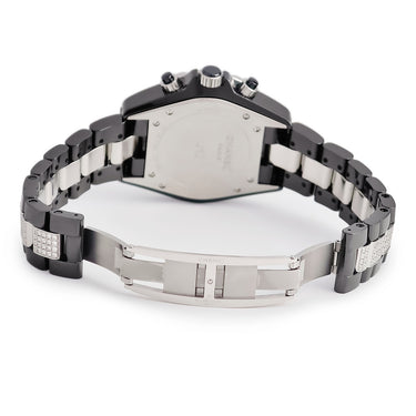 腕時計 シャネル CHANEL J12 クロノグラフ H1706 自動巻き メンズ 純正ダイヤ ブラックセラミック 黒 スモールセコンド