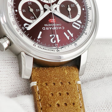 腕時計 ショパール CHOPARD ミッレ ミリア クラシック クロノグラフ 168619-3003 自動巻き メンズ デイト タキメーター 赤