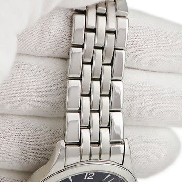 腕時計 ジャガールクルト JAEGER LECOULTRE マスター コントロール デイト Q1548171 176.8.40.S 自動巻き メンズ ブラック 黒 シースルーバック