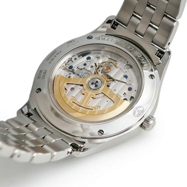 腕時計 ジャガールクルト JAEGER LECOULTRE マスター コントロール デイト Q1548171 176.8.40.S 自動巻き メンズ ブラック 黒 シースルーバック