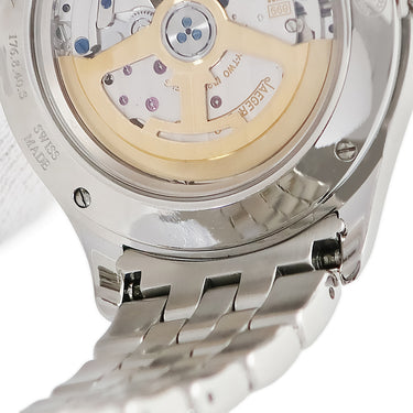 腕時計 ジャガールクルト JAEGER LECOULTRE マスター コントロール デイト Q1548171 176.8.40.S 自動巻き メンズ ブラック 黒 シースルーバック