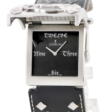 腕時計 コルム CORUM バッキンガム ワンダーカマー ジョリーロジャー 138.177.20 クオーツ メンズ ドクロ スカル 開閉式 限定