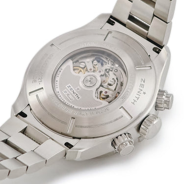 腕時計 ゼニス ZENITH デファイ クラシックオープン 03.0526.4021/21.M526 自動巻き メンズ 黒 スモールセコンド 逆回転防止ベゼル