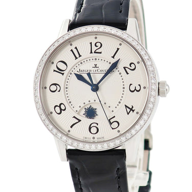 腕時計 ジャガールクルト JAEGER LECOULTRE ランデヴー ナイト&デイ Q3448420 344.8.37.S 自動巻き メンズ レディース OH済 純正ダイヤ 青針