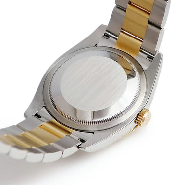 腕時計 ロレックス ROLEX デイトジャスト 36 ターノグラフ 116263 F番 自動巻き メンズ F番 K18YG×SS コンビ バー 回転ベゼル