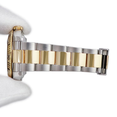 腕時計 ロレックス ROLEX デイトジャスト 36 ターノグラフ 116263 F番 自動巻き メンズ F番 K18YG×SS コンビ バー 回転ベゼル