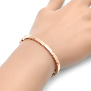 カルティエ Cartier LOVE ラブブレス B6079017 ピンクゴールド K18PG #15 ブレスレット Au750 18K 18金 バングル ビス クロージャー1つ 片開き
