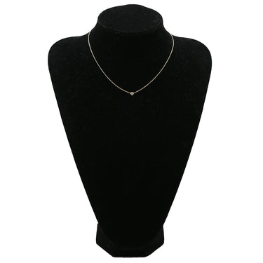 ティファニー Tiffany & Co バイザヤード シングルダイヤモンド ペンダント イエローゴールド K18YG ダイヤモンド ネックレス T&Co. 1P 1石 1粒 エルサペレッティ