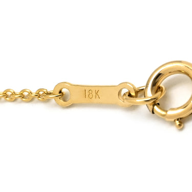 ティファニー Tiffany & Co バイザヤード シングルダイヤモンド ペンダント イエローゴールド K18YG ダイヤモンド ネックレス T&Co. 1P 1石 1粒 エルサペレッティ