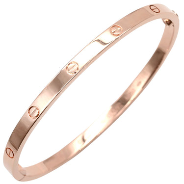 カルティエ Cartier LOVE ラブブレス SM B6079016 ピンクゴールド K18PG #16 ブレスレット 750 18K PG バングル