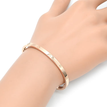 カルティエ Cartier LOVE ラブブレス SM B6079016 ピンクゴールド K18PG #16 ブレスレット 750 18K PG バングル