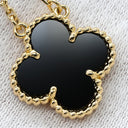 ヴァンクリーフアーペル Van Cleef & Arpels ヴィンテージ アルハンブラ ペンダント VCARA45800 ブラック×イエローゴールド K18YG オニキス ネックレス Au750 18K オニキス