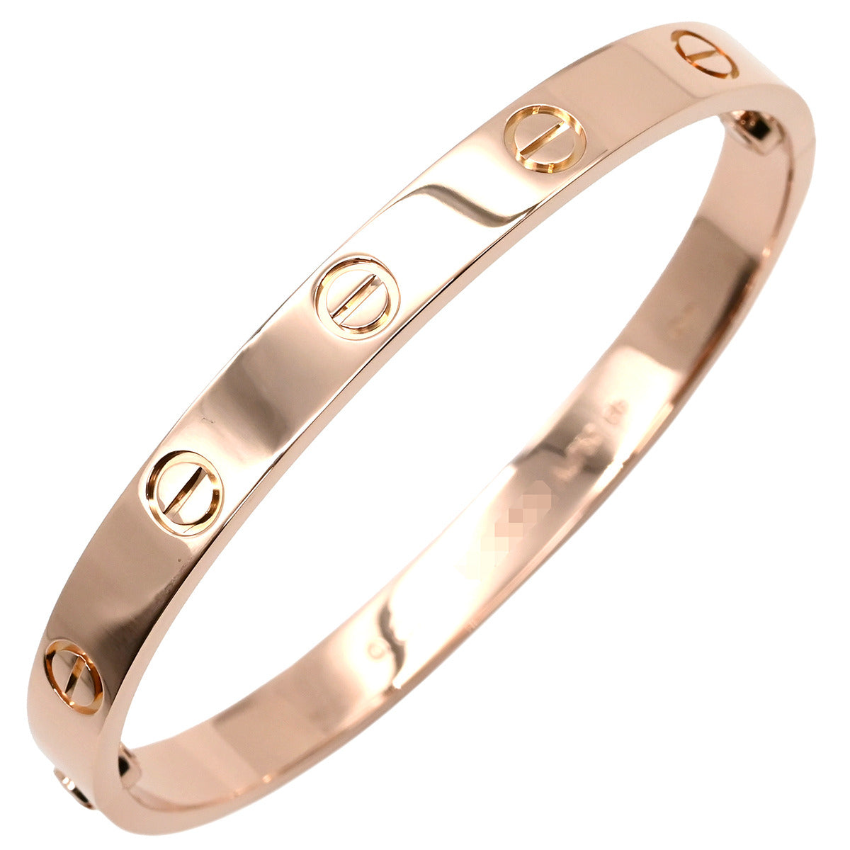 カルティエ Cartier LOVE ラブブレス 旧型 ピンクゴールド #16