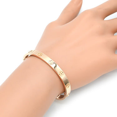 カルティエ Cartier LOVE ラブブレス 旧型 ピンクゴールド K18PG #16 ブレスレット Cartier 750 18K PG バングル ビス
