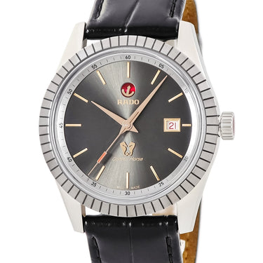 腕時計 ラドー RADO ゴールデンホース ハイパークローム クラシック R33101105 自動巻き メンズ 未使用 シースルーバック