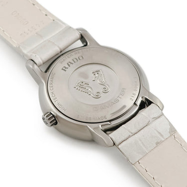 腕時計 ラドー RADO ダイヤマスター ダイヤモンズ R14064715 クオーツ レディース 未使用 グレー デイト