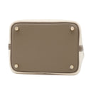 エルメス HERMES ピコタンロック カーゴ PM エトゥープ×エクリュ ヴォースイフト トワルゴエラン ハンドバッグ ゴールド金具 未使用