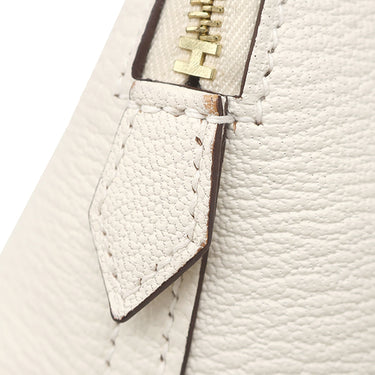 エルメス HERMES ボリード1923 ミニ ナタ シェーブル 2WAYバッグ ゴールド金具 アイボリー