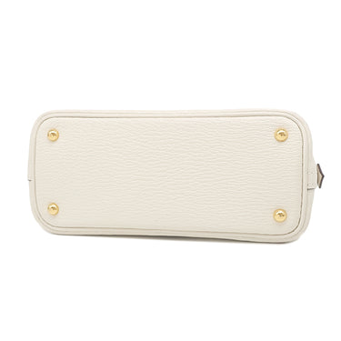 エルメス HERMES ボリード1923 ミニ ナタ シェーブル 2WAYバッグ ゴールド金具 アイボリー