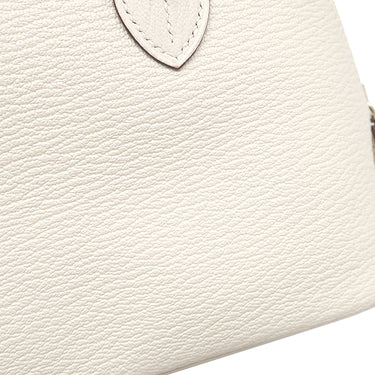 エルメス HERMES ボリード1923 ミニ ナタ シェーブル 2WAYバッグ ゴールド金具 アイボリー