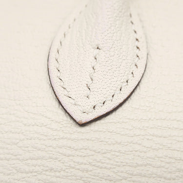 エルメス HERMES ボリード1923 ミニ ナタ シェーブル 2WAYバッグ ゴールド金具 アイボリー