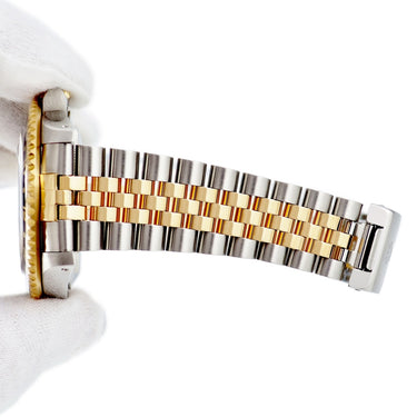 腕時計 ロレックス ROLEX GMTマスター2 16713 S番 自動巻き メンズ S番 K18YGxSS コンビ デイト 回転ベゼル 黒 ポストヴィンテージ