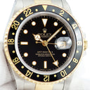 腕時計 ロレックス ROLEX GMTマスター2 16713 S番 自動巻き メンズ S番 K18YGxSS コンビ デイト 回転ベゼル 黒 ポストヴィンテージ