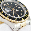 腕時計 ロレックス ROLEX GMTマスター2 16713 S番 自動巻き メンズ S番 K18YGxSS コンビ デイト 回転ベゼル 黒 ポストヴィンテージ