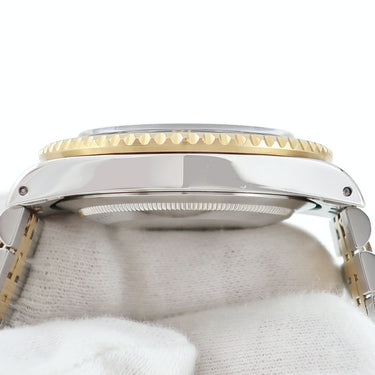 腕時計 ロレックス ROLEX GMTマスター2 16713 S番 自動巻き メンズ S番 K18YGxSS コンビ デイト 回転ベゼル 黒 ポストヴィンテージ