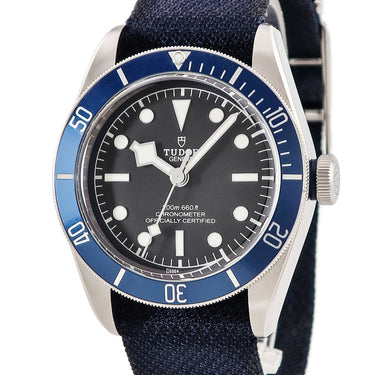 腕時計 チューダー TUDOR ヘリテージ ブラックベイ M79230B-0006 ランダム番 自動巻き メンズ ランダム番 黒 青 ダイバーズ 逆回転防止ベゼル