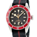 腕時計 チュードル TUDOR ヘリテージ ブラックベイ 79230R Q番 自動巻き メンズ OH済 Q番 ブラック レッド スノーフレーク針 チューダー