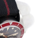 腕時計 チュードル TUDOR ヘリテージ ブラックベイ 79230R Q番 自動巻き メンズ OH済 Q番 ブラック レッド スノーフレーク針 チューダー