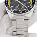 腕時計 タグホイヤー TAG Heuer フォーミュラ1 クロノグラフ CAZ101AC.BA0842 クオーツ メンズ ブラック イエロー スモールセコンド