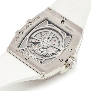 腕時計 ウブロ HUBLOT スピリットオブビッグバン ムーンフェイズ チタニウム 647.NE.2070.RW.1204 自動巻き メンズ 純正ダイヤ
