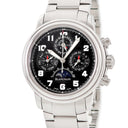 腕時計 ブランパン BLANCPAIN レマン パーペチュアルカレンダー フライバック クロノグラフ 2585F-1130-71 自動巻き メンズ OH済 黒