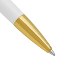 エス・テー・デュポン S.T DUPONT リベルテ 465223G ホワイトXゴールド ラッカー アルミニウム ボールペン 黒インク 筆記確認済