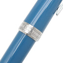 モンブラン Montblanc PIX ペトロールブルー ローラーボール 132445 ブルー×シルバー メタル プレシャスレジン ボールペン 青 インク切れ