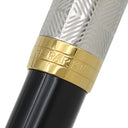 パーカー PARKER ソネット プレミアム メタル＆ブラックGT 2119784 シルバーXブラックXゴールド ステンレス GP 真鍮 ラッカー K18WG(ペン先) 万年筆 F(細字) コンバーター・カートリッジ両用式