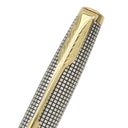 パーカー PARKER ソネット プレミアム シズレGT 1931492 シルバーXゴールド スターリングシルバー GP ボールペン M(中字) 黒インク 筆記確認済 AG925