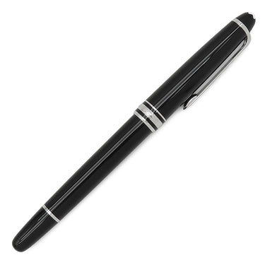 モンブラン Montblanc マイスターシュテュック クラシック ローラーボール 132445 ブラック×シルバー メタル プレシャスレジン ボールペン 黒インク 筆記確認済
