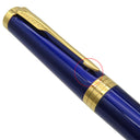 パーカー PARKER インジェニュイティ ダークブルーGT ラッカー ゴールドPVD ボールペン 青 ゴールド M(中字) 1.0 ツイスト式 黒インク 筆記確認済