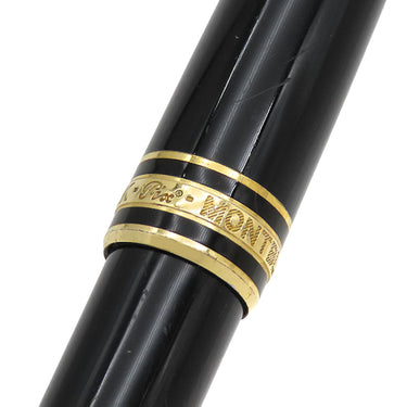 モンブラン Montblanc マイスターシュテュック ゴールドコーテイング PIX ブラック×ゴールド GP プレシャスレジン ボールペン 黒 インク切れ