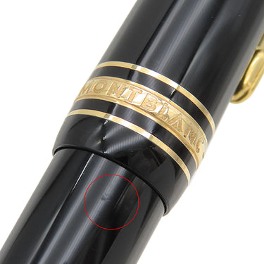 モンブラン Montblanc マイスターシュテュック ゴールドコーティング ルグラン ブラック×ゴールド GP プレシャスレジン ボールペン 芯なし ツイスト式