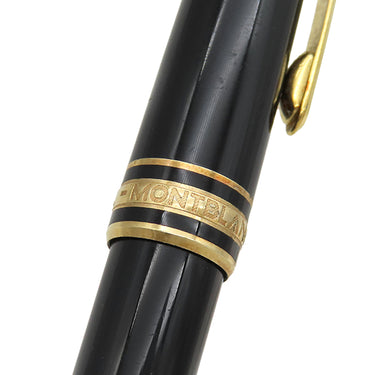 モンブラン Montblanc マイスターシュテュック ゴールドコーティング クラシック 132453 ブラック×ゴールド GP プレシャスレジン ボールペン 黒 筆記確認済 黒インク
