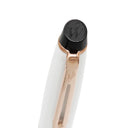ウォーターマン WATERMAN エキスパート エッセンシャル プレシャスホワイトPGT 2119784 ホワイト×ブラック×PG ラッカー GP K18WG(ペン先) 万年筆 ピンクゴールド金具 F(細字)